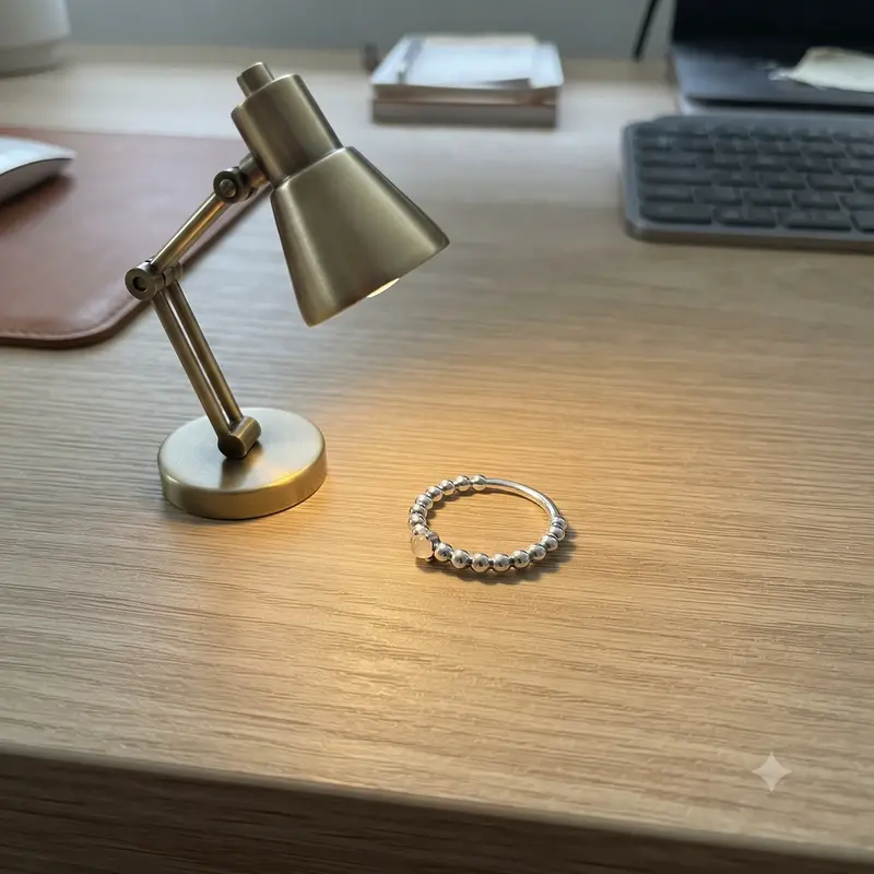 Misty Rose Beaded Ring photo review