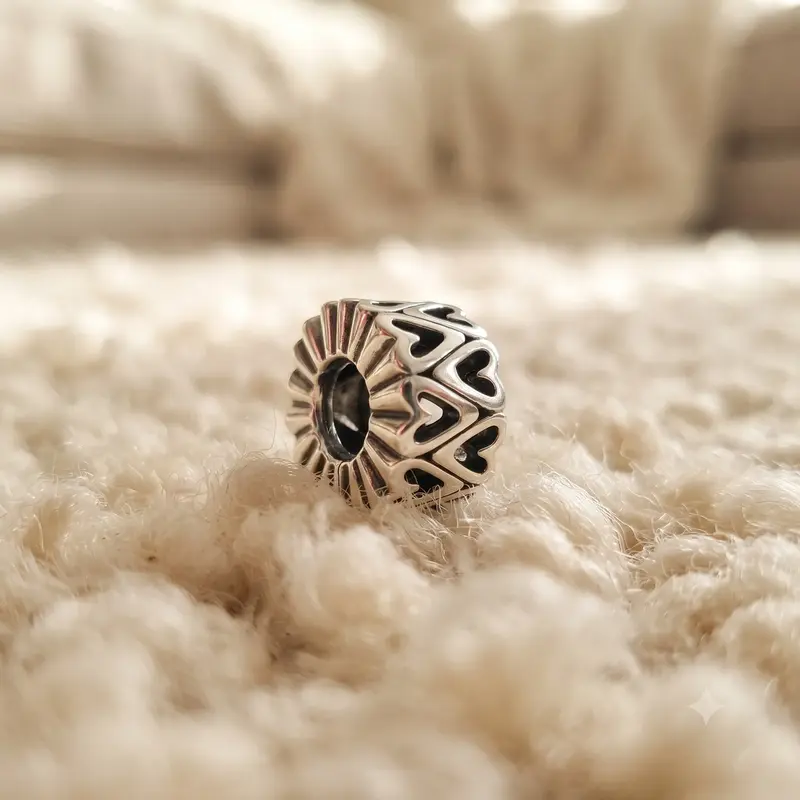 Openwork Freehand Heart Spacer Charm photo review