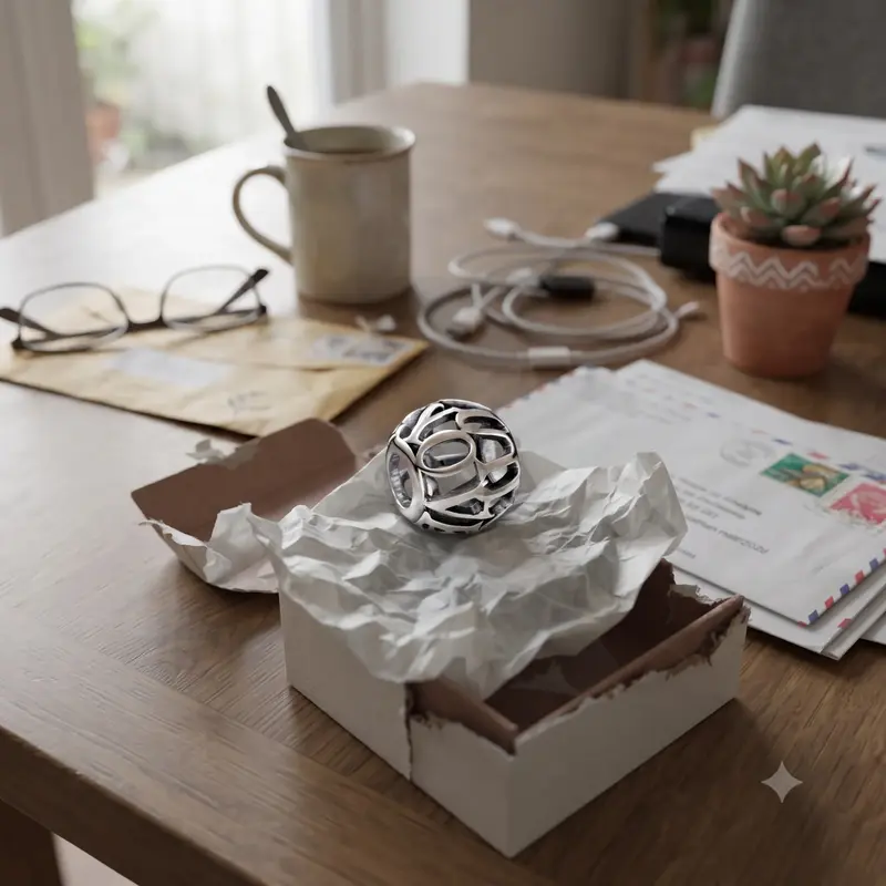 Openwork I Love You Script Charm photo review