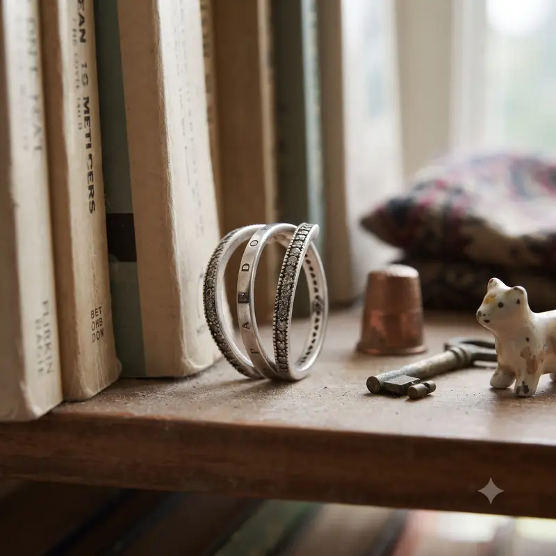 Pandora Logo & Hearts Ring photo review