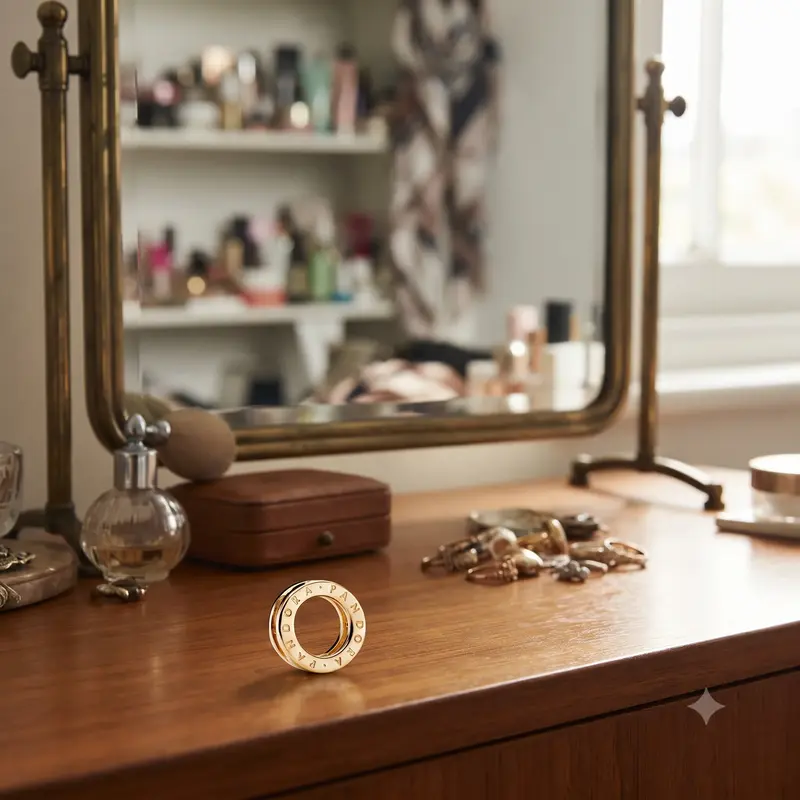 Pandora Logo Circle Clip Charm photo review