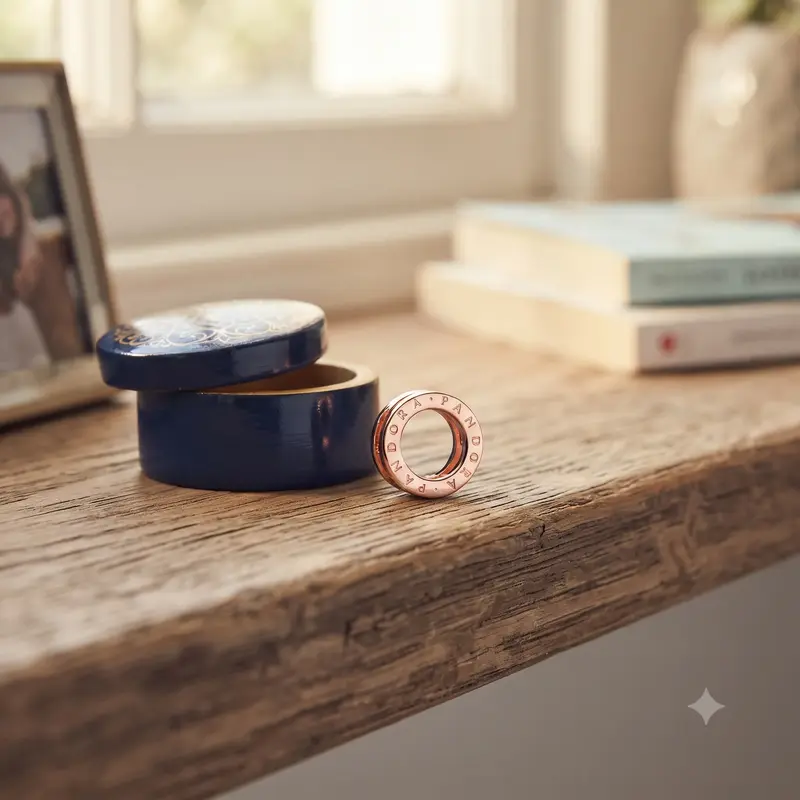 Pandora Logo Circle Clip Charm photo review