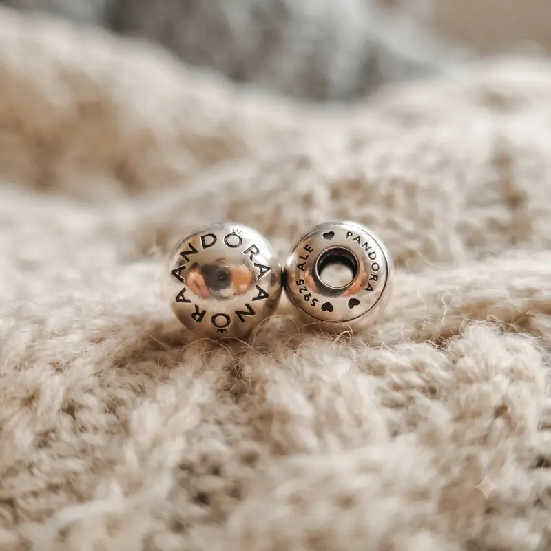 PANDORA Logo Open Bangle Caps photo review
