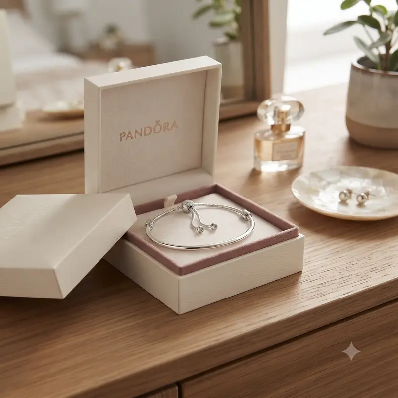 Pandora Moments Slider Bangle photo review