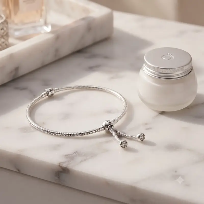 Pandora Moments Snake Chain Slider Bracelet photo review