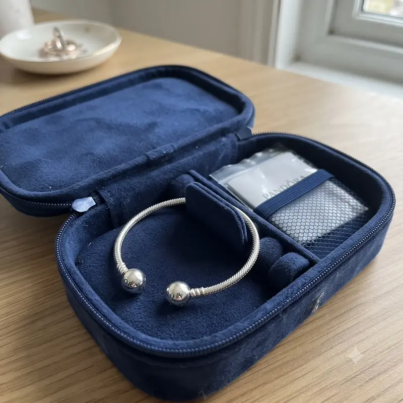 Pandora Moments Snake Chain Style Open Bangle photo review