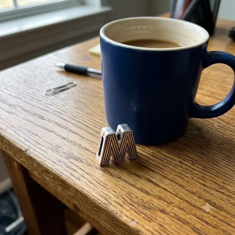 Pandora Reflexions&trade; Letter M Clip Charm photo review