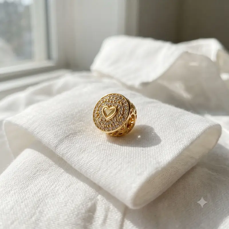 Pavé Heart Clip Charm photo review