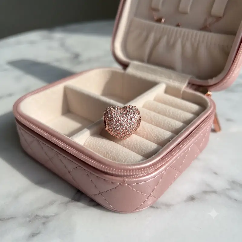 Pav&eacute;&nbsp;Heart Clip Charm photo review