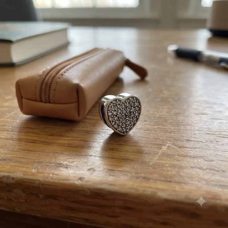 Pavé Heart Clip Charm photo review