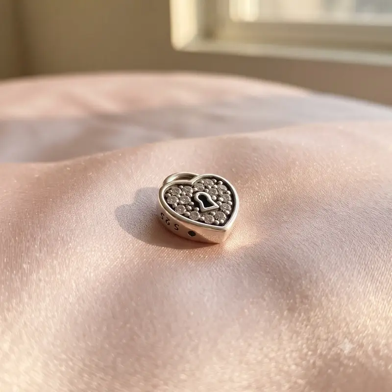 Pavé Heart Padlock Locket Element photo review