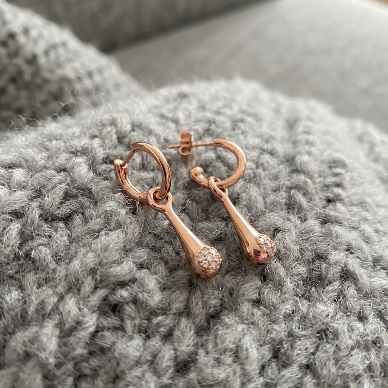 Pavé Modern LovePods Dangle Earrings photo review