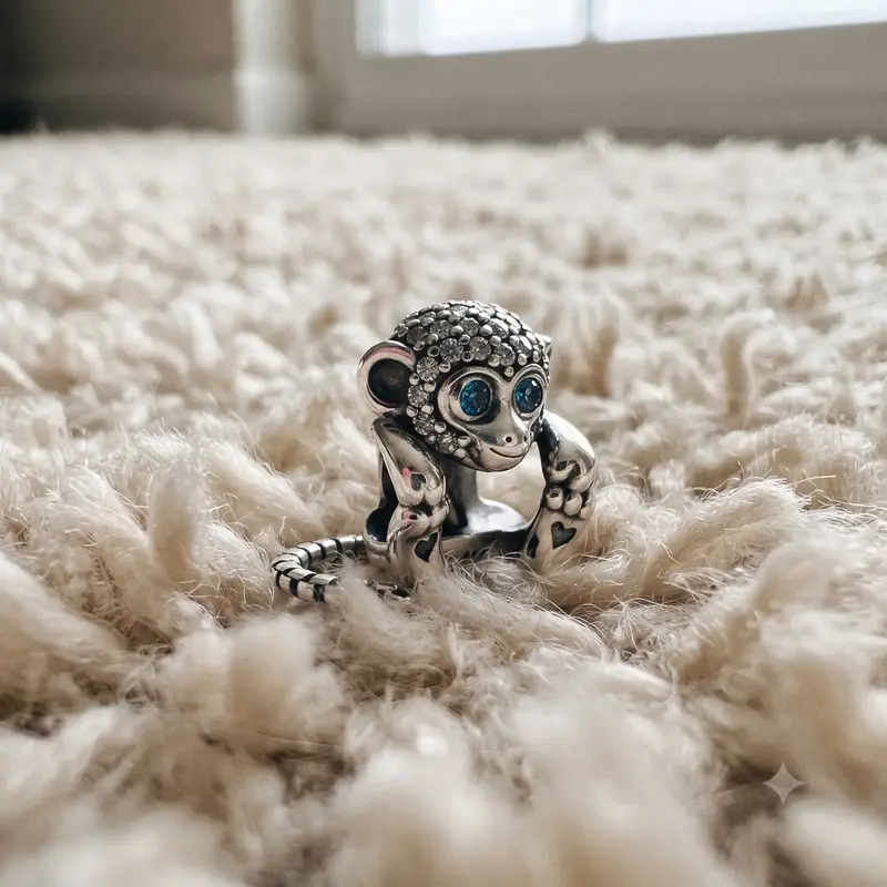 Pavé Monkey Charm photo review