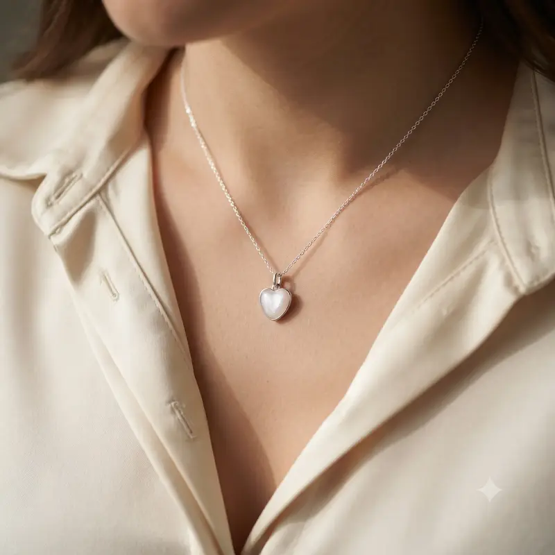 Pearlescent Heart Petite Locket Charm photo review