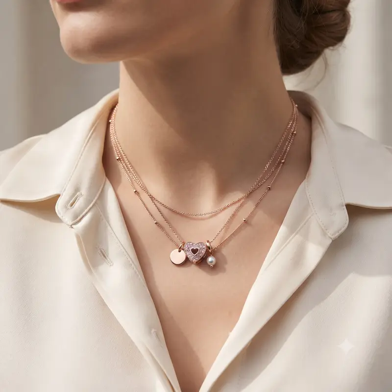 Pink Pavé Heart Clip Charm photo review