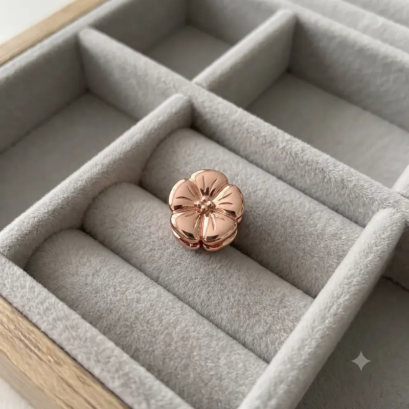 Polished Flower Clip Charm photo review