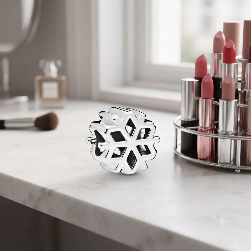 Polished Snowflake Charm photo review