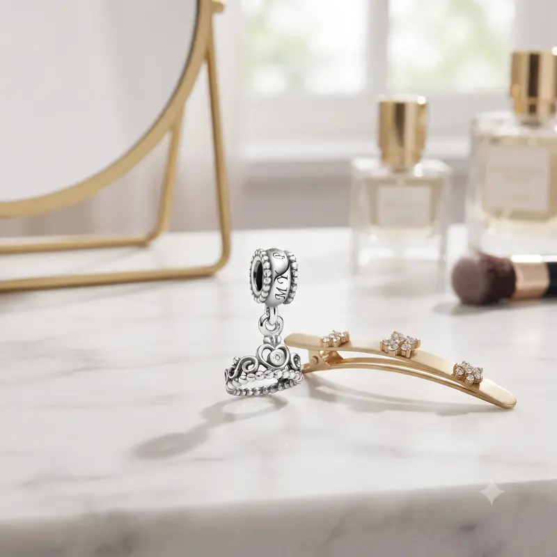 Princess Tiara Crown Dangle Charm photo review