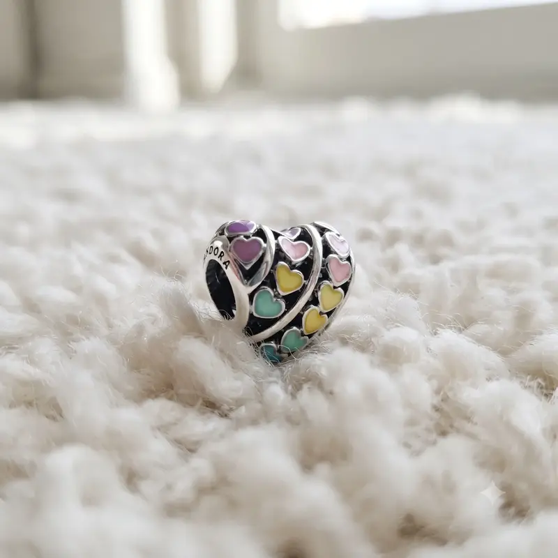 Rainbow Hearts Charm photo review