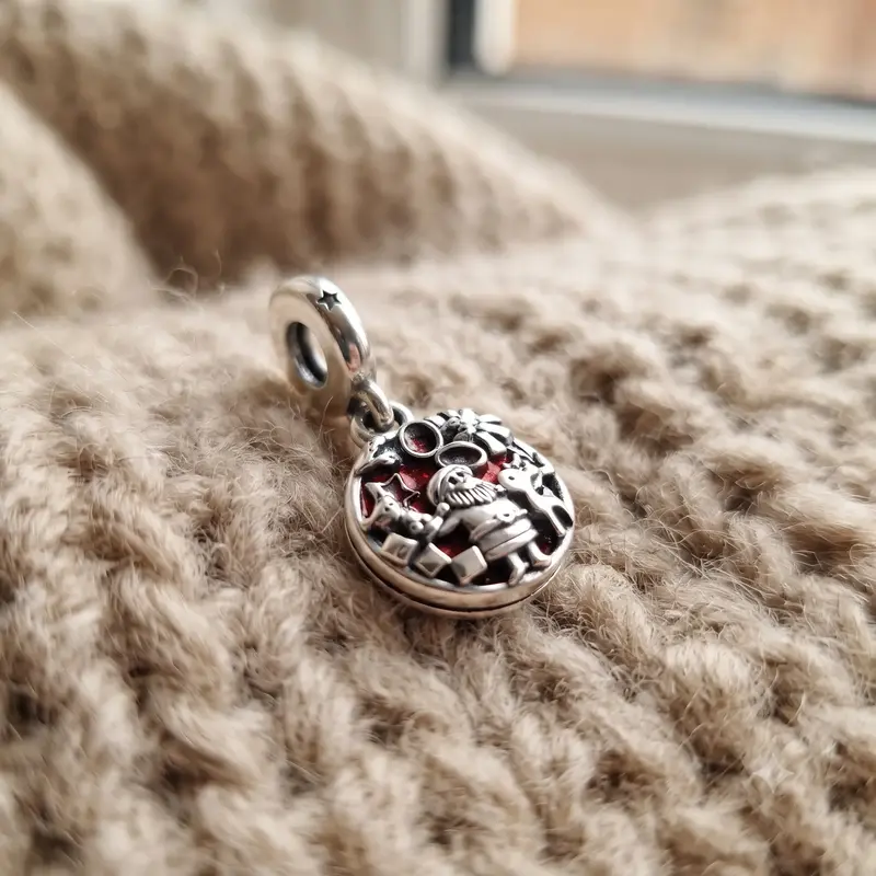Santa Love Peace Joy Dangle Charm photo review
