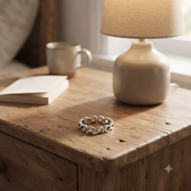 Simple Infinity Band Ring photo review