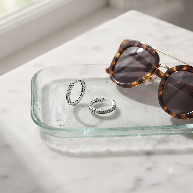 Sparkle & Pandora Logo Hoop Earrings photo review