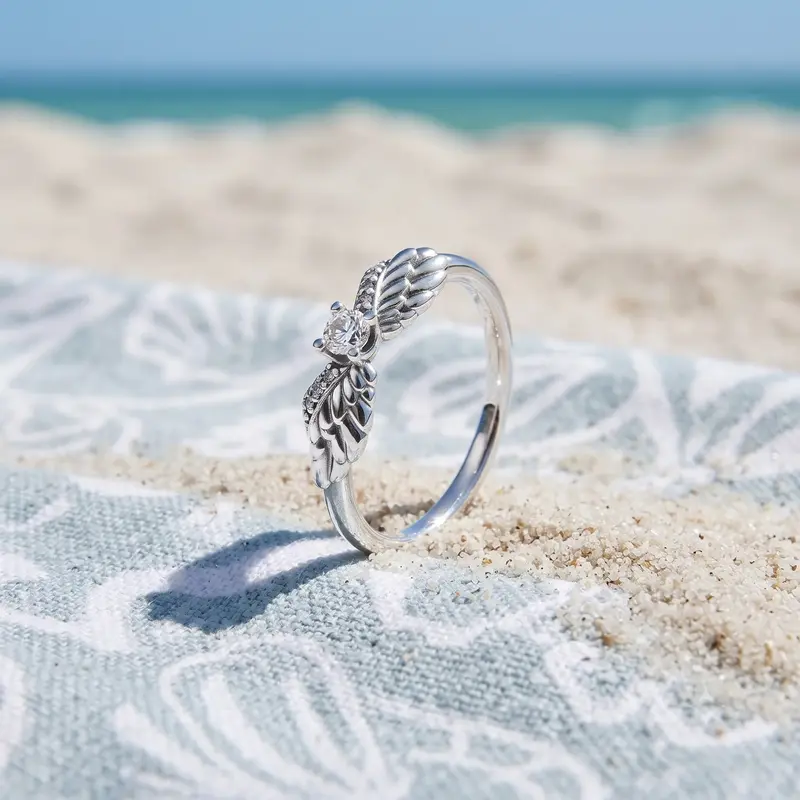 Sparkling Angel Wings Ring photo review