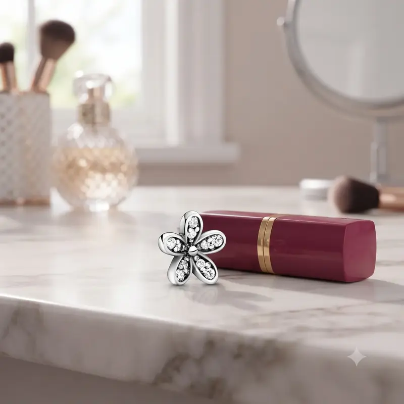 Sparkling Daisy Flower Locket Element photo review