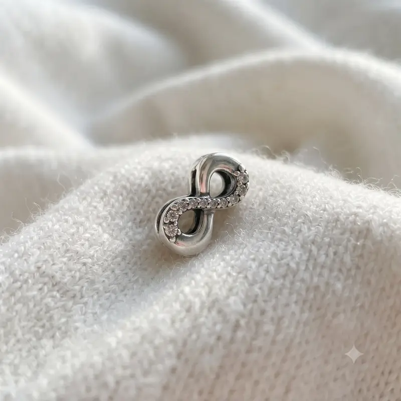 Sparkling Infinity Clip Charm photo review