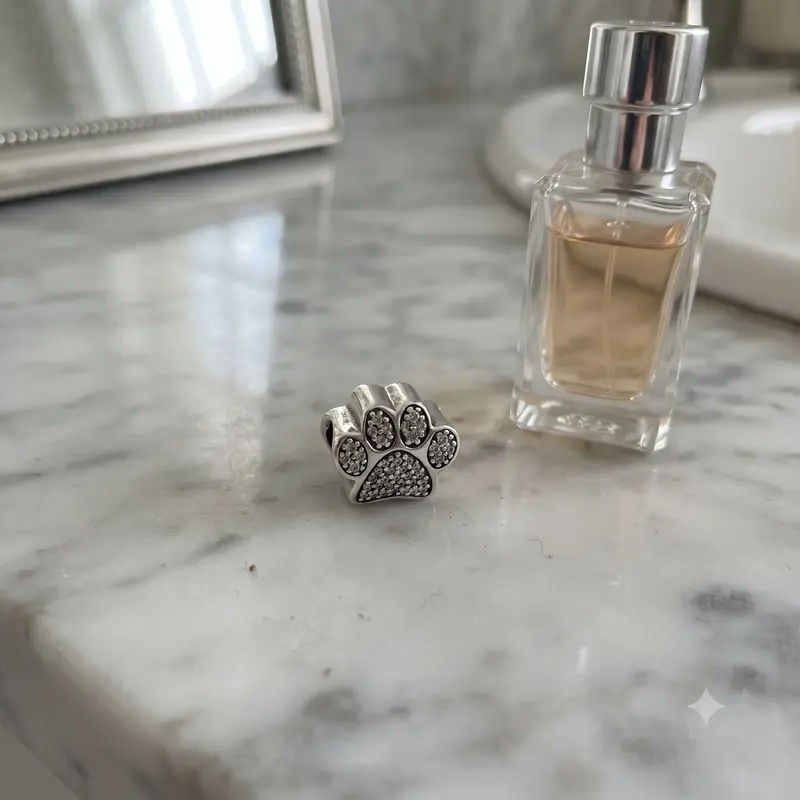 Sparkling Paw Print Charm photo review