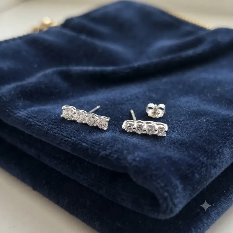 Sparkling Stud Earrings photo review