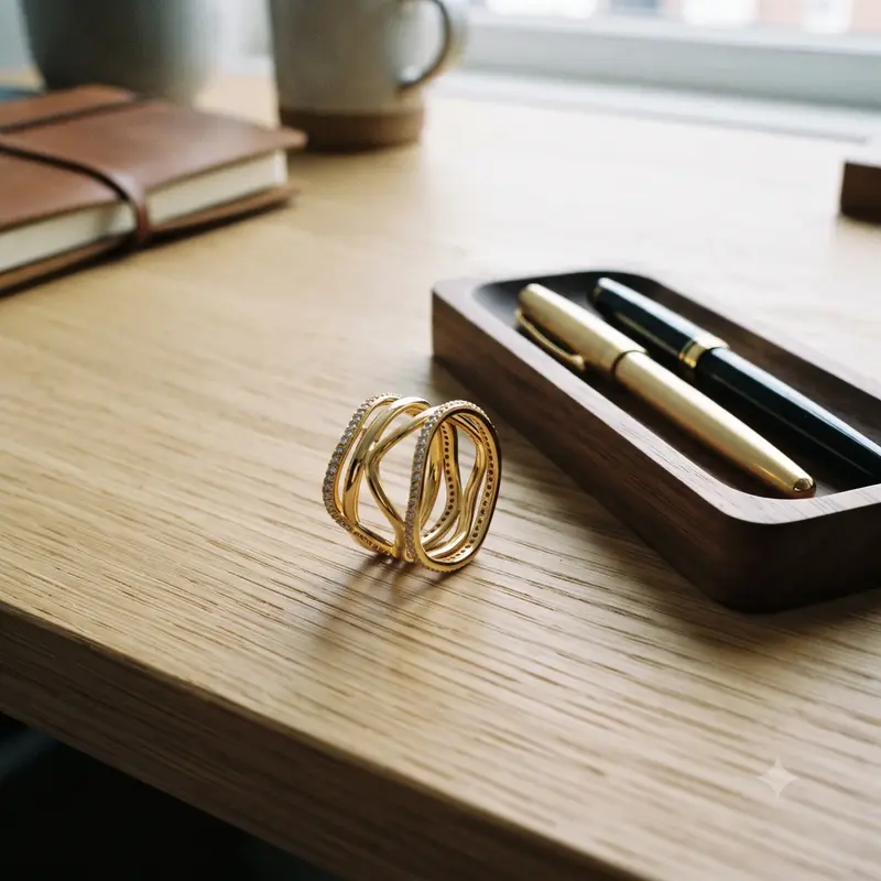 Swirling Lines Ring photo review