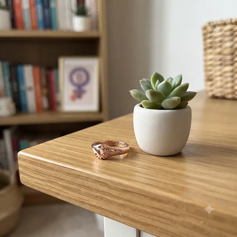 Trust Your Tribe Girl Power Ring photo review